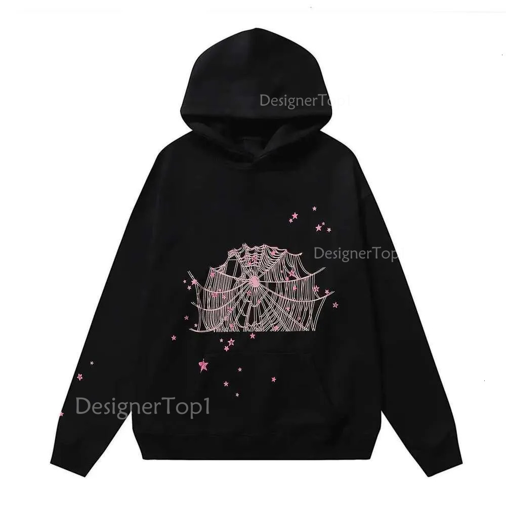 spider Shirt Designer Fashion Brands Foam Printing Summer New Young Thug Short Sleeve Mens Womens Grey Oversized Loose spyder T Shirt Tees Sweat Spi