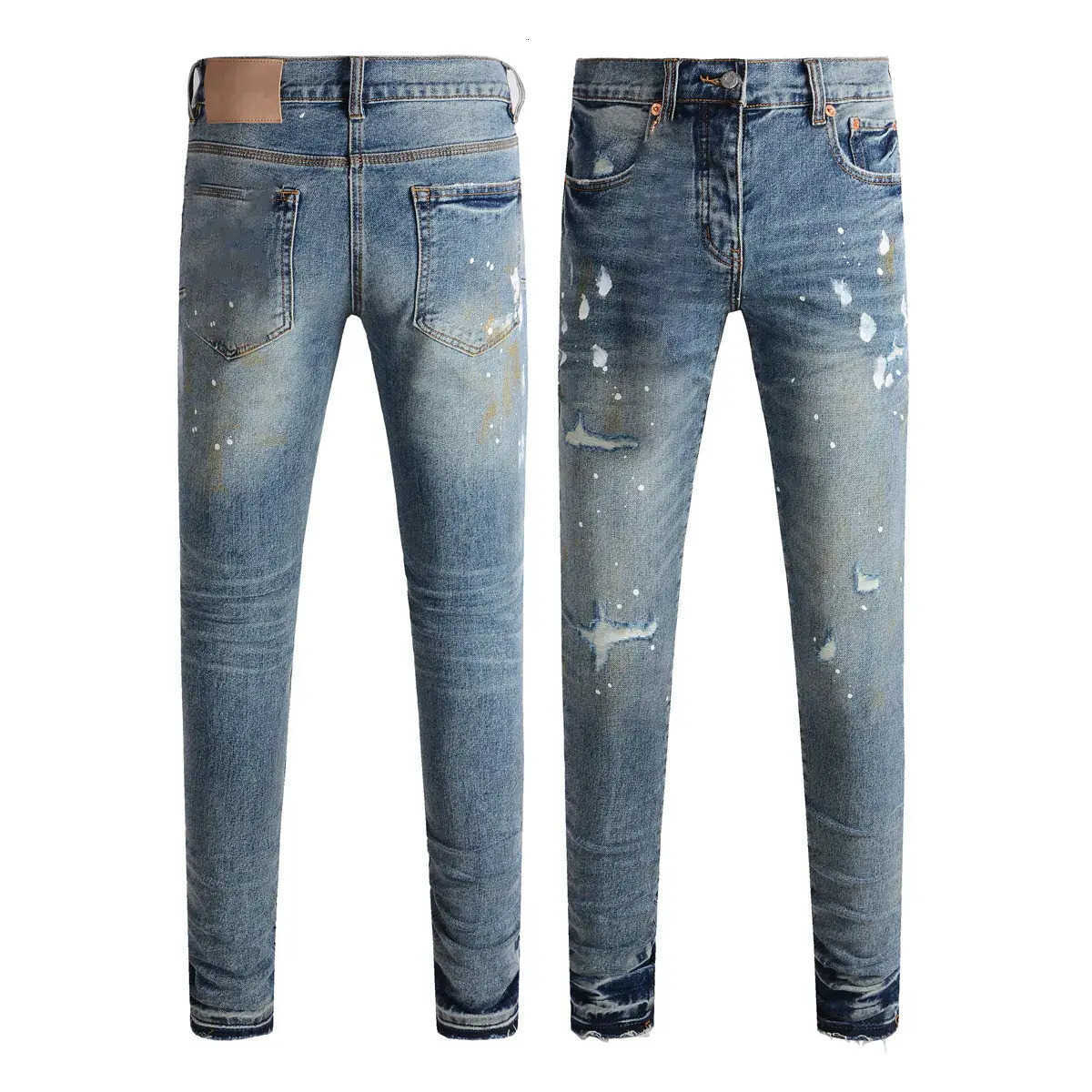 88 3A Mens Trousers jeans Jeans Men Black Pants High End Quty Straight Retro Biker Jean Slim Strt S260825MITI