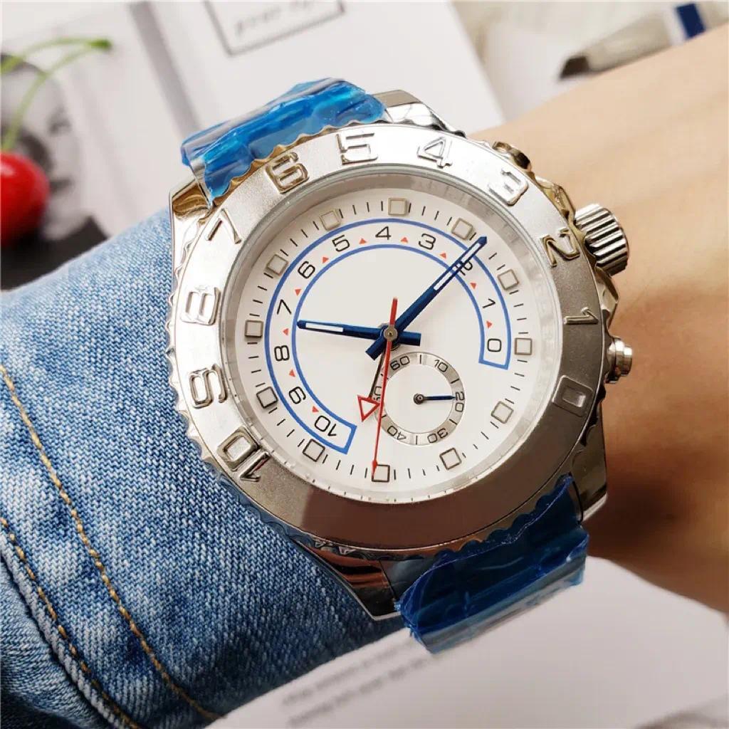 Montre automatique pour hommes, 44mm, mouvement 2813, bracelet en acier inoxydable 904L, saphir lumineux, montre-bracelet de luxe avec boîte