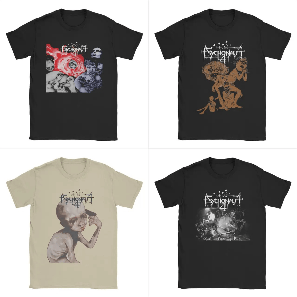 Heavy Washed Distressed Raw Hem Graphic Tee Unisex Boxy Oversized Short Sleeve Shirt Retro Gothic Hip Hop Y2K Streetwear Casual Tops