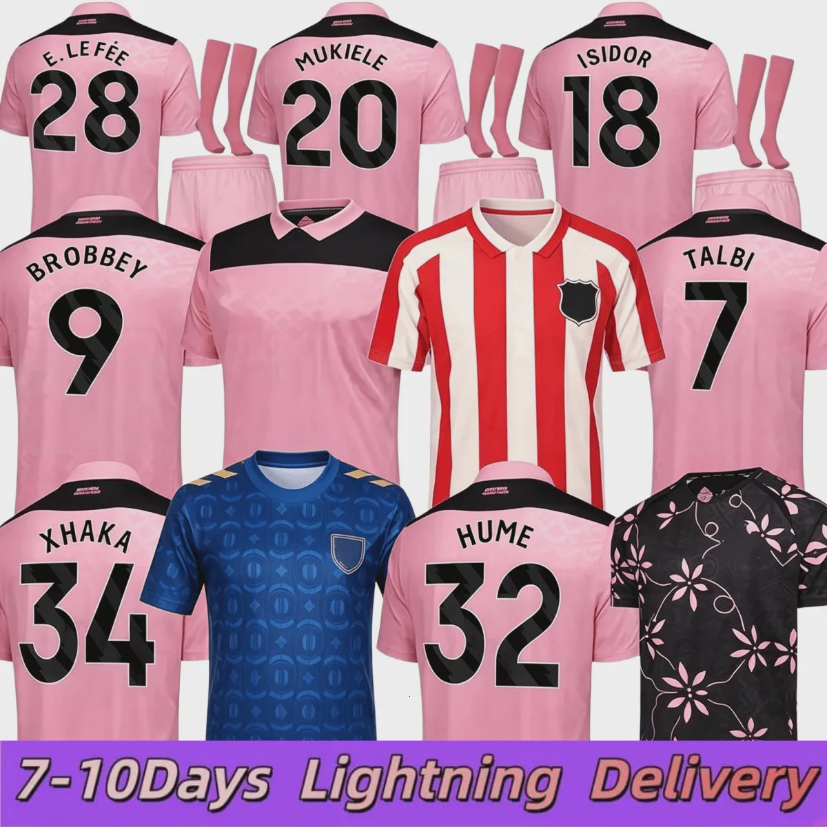 SUNDERLAND Soccer Jerseys 26 27 kids kit STEWART SIMMS ROBERTS AMAD CLARKE DAJAKU EMBLETON EVANS O'NIEN Football Shirt mens 3RD PRITCHARD