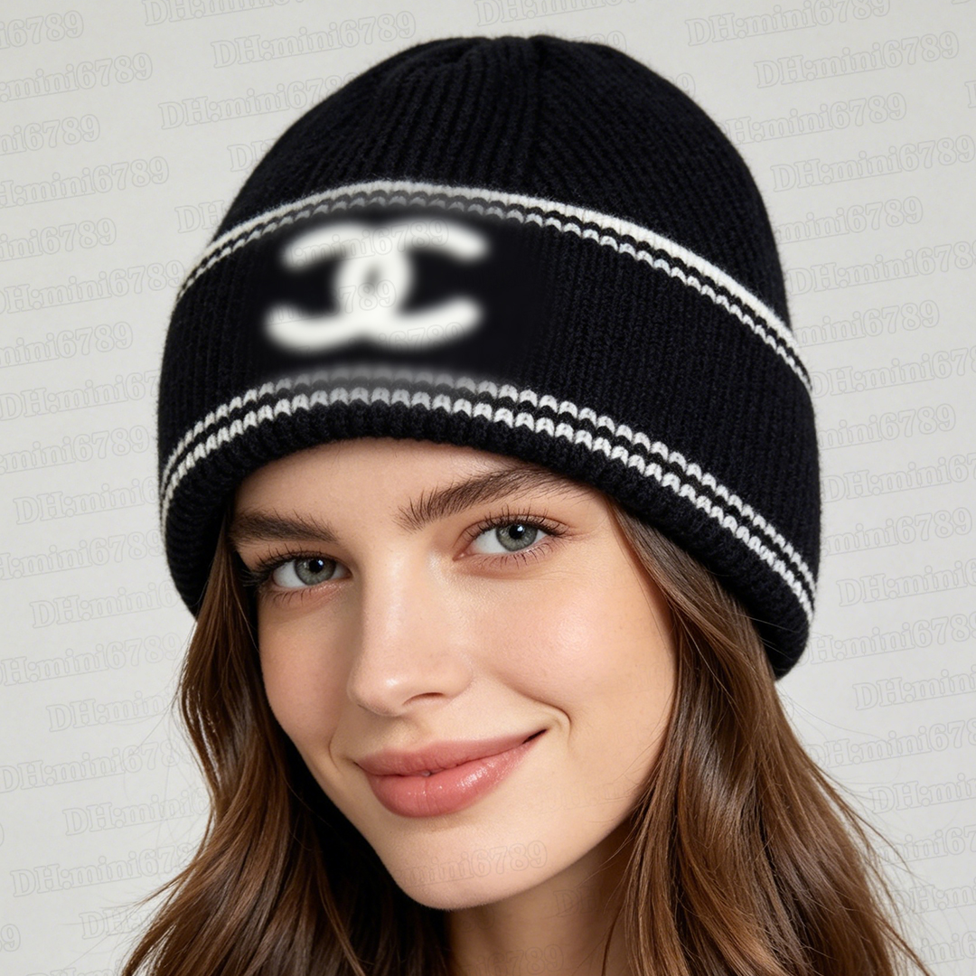 Designer beanie hat bonnet fashion Italian classic twill knit hat letter embroidery luxury brand wool hat autumn and winter quality Warm Skull Caps
