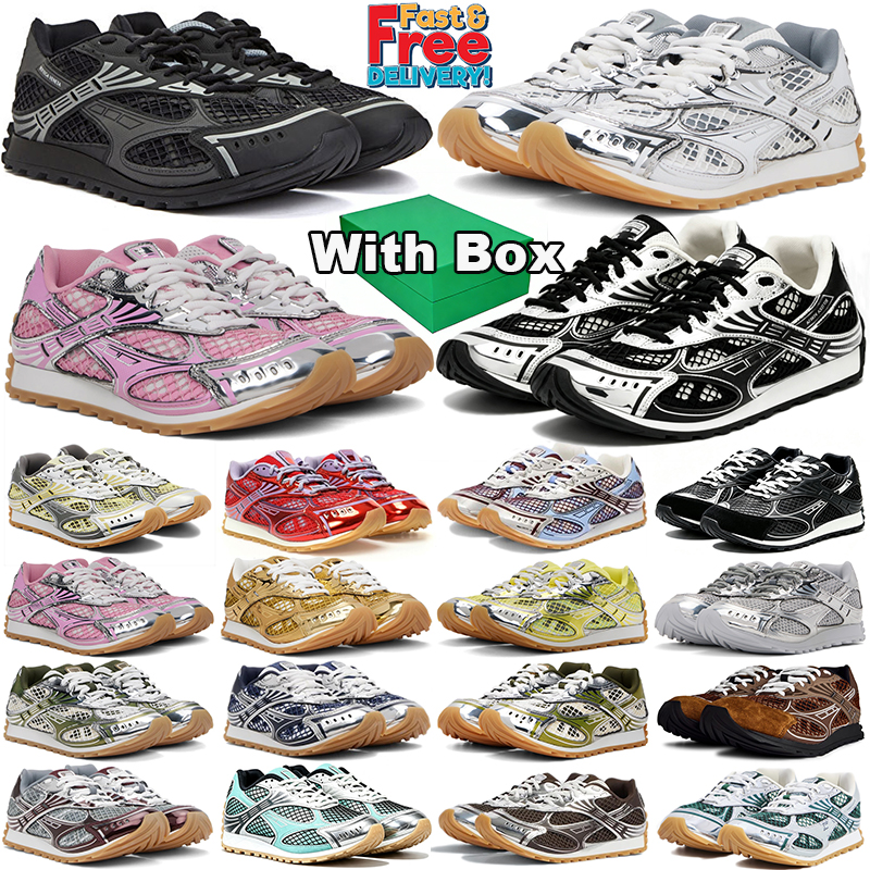 with box free shipping designer bottages orbit sneakers shoes for women mens trainers Sliver White Black Pink Navy chaussure luxurys sneaker casual