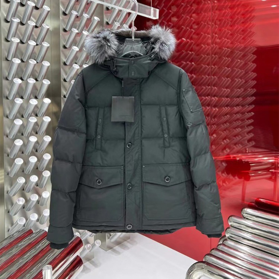 Womens Designer Down Jacket Foxes Hoodie Winter Coat Fashion Classic Short Warm Jackets Thickened Classic Casual Retro Zipper Jacket