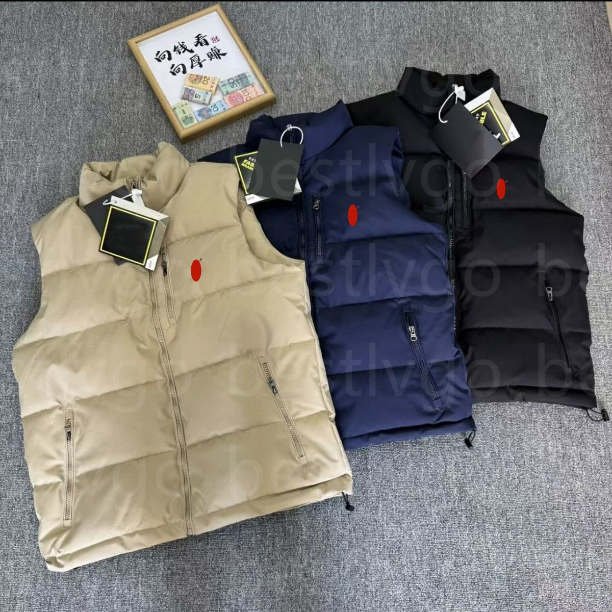 Men Down Polo Vests Designer Winter body warmer gilet puffer vest gillet Jacket Designer Waistcoat Couple Bodywarmer Jacket Sleeveless Outdoor Wa
