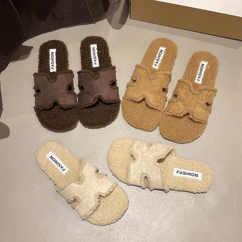 Hot nuove pantofole deisgner di spedizione gratuita per sandali piatti da donna marrone kaki beige Pantofole piatte antiscivolo casual retrò alla mo