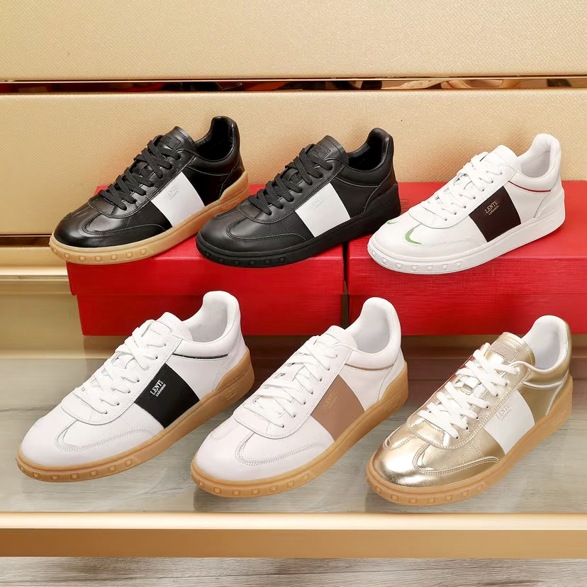 UPVILLAGE casual shoe Soft Suede tennis Black White Outdoor loafer basketball Designer sneaker 10a Valentine trainer Flat hike Lace up luxury run Me