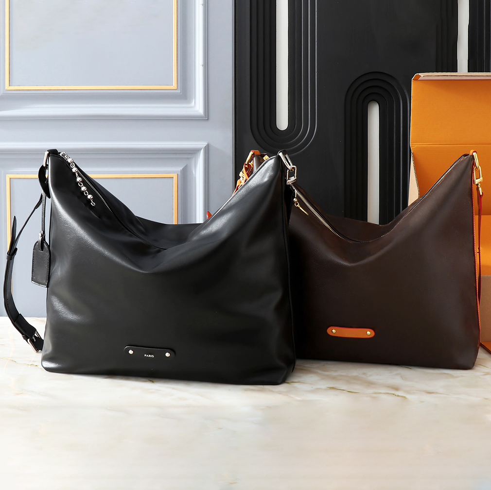 Luxury Designer Oversized Messenger Hobo bag Soft Leathe Slouchy Shoulder bag Large Capacity Crossbody bag Man Women Large Work Travel bag Weekend b