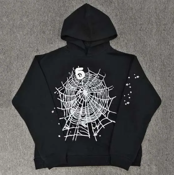 Spyder Hoodie Men Women designer spider hoodie Foam Print High Street Streetwear Unisex Hip Hop Vintage Loose Pullover Hooded Jumper Autumn Daily 07