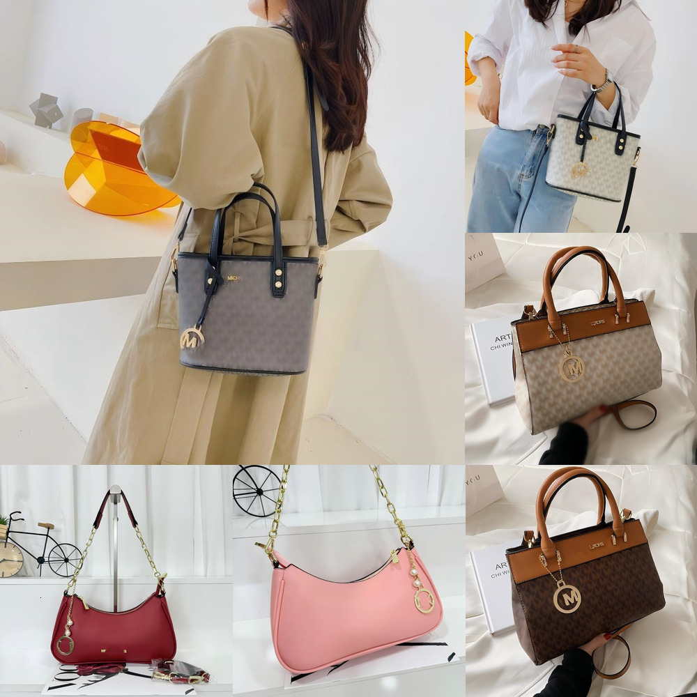 Designer Women PU Leather Handbags Mixed Satchel Tote Hobo Bucket Crossbody Bags Multi color Ladies Top handle Shoulder Purse Fashion Daily Women Ha