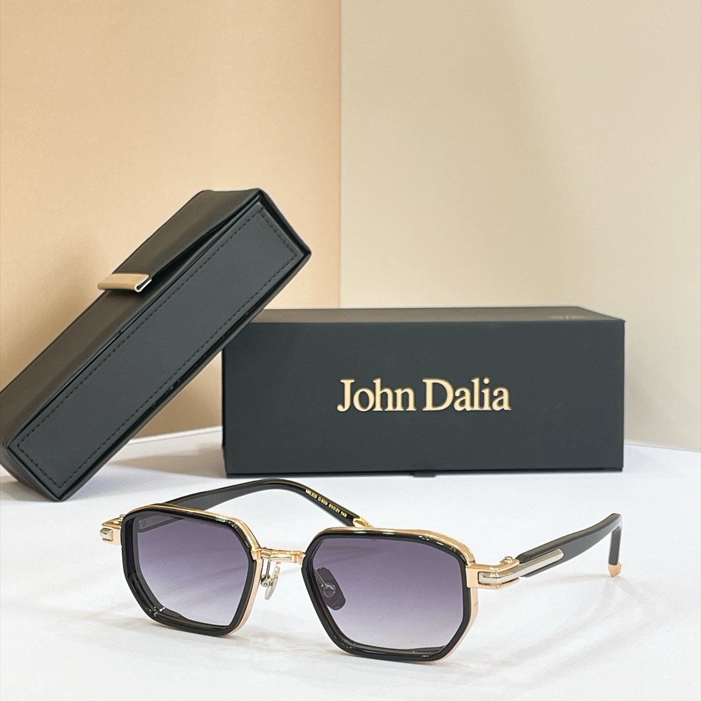 New JOHN Dalia Eyewear MILES Designer Sunglasses Luxury Brand Top Quality Fashion Classic UV400 Rectangle Frame for Men Women With Original Box and