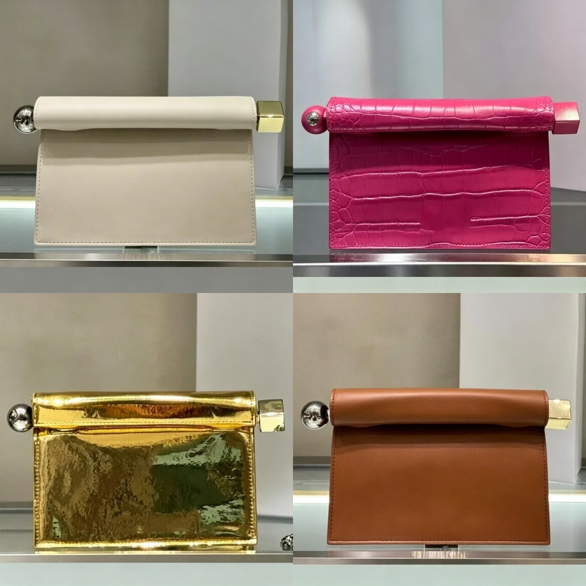 Top quality Shoulder bag Men Women baguette half bags Clutch Vacation handbag Chain city Designer crossbody Fashion New toiletry Leather city handba