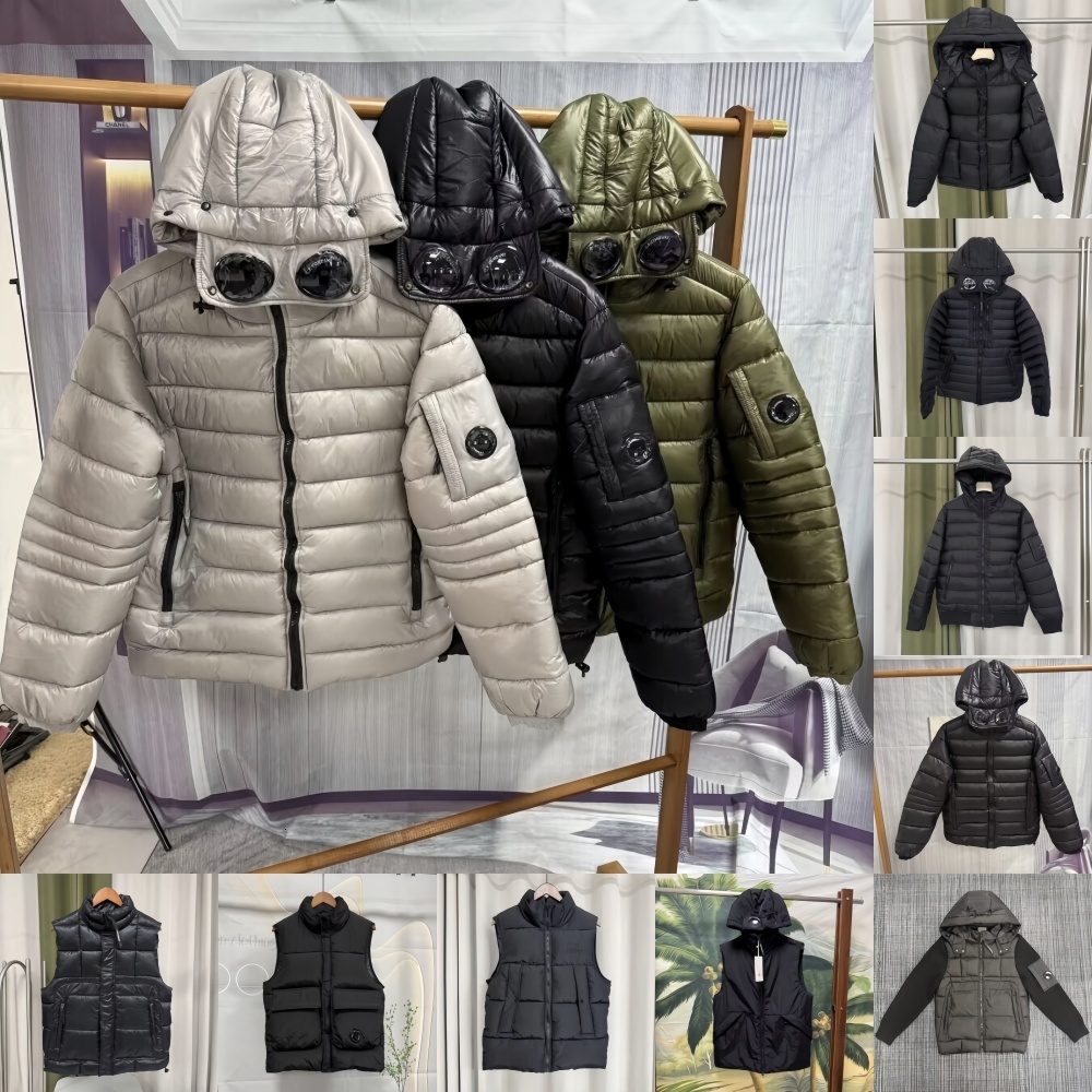 Italy cp winter warm puffer coat designer jacket men women down puff Fashion doudoune homme couple Parka cardigan jackets brand windbreaker leisure