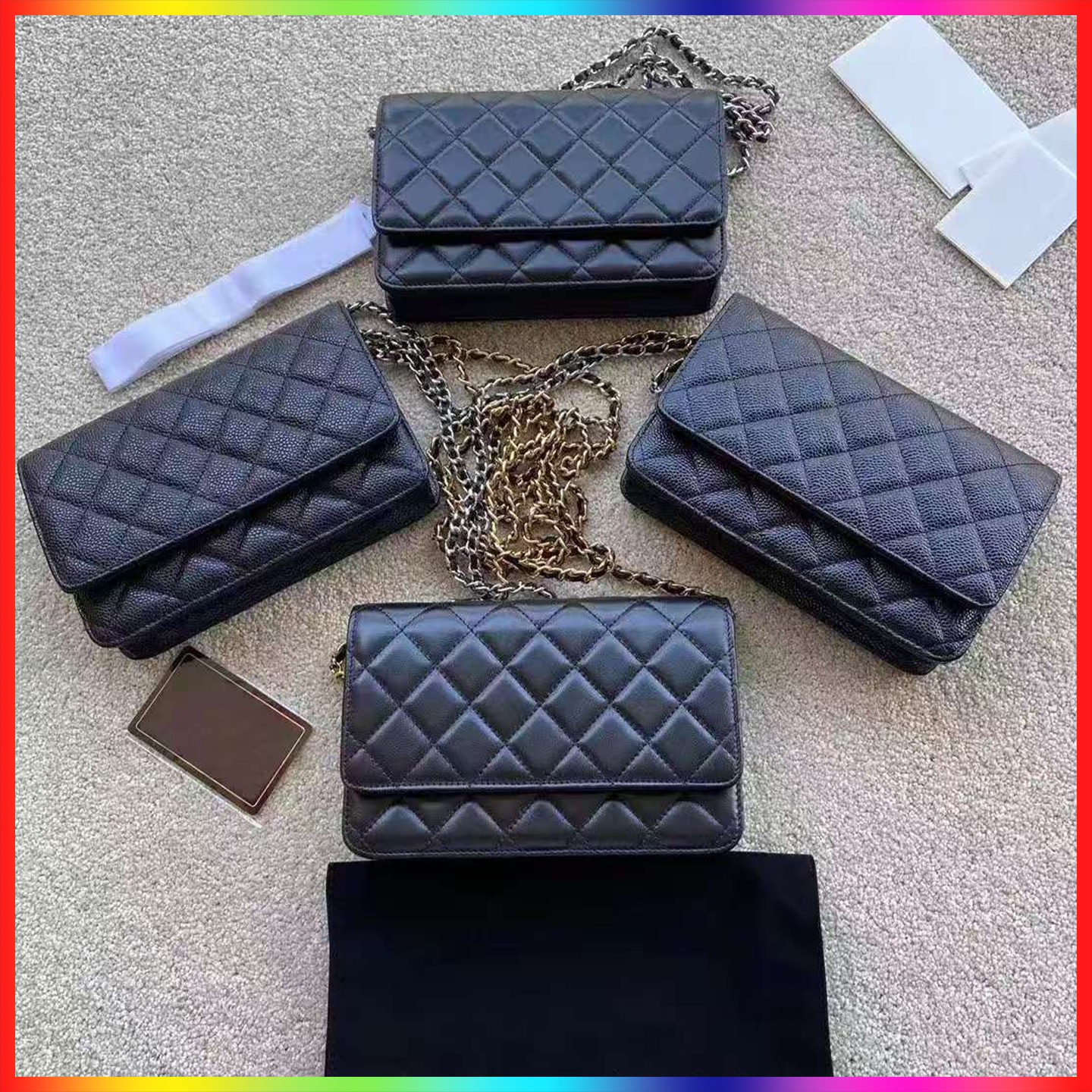 Luxury cc bag Designer Bags 2026 Trends shoulder bag women's sac de luxe high quality tote bag fashion classic double letter buckle flap crossb