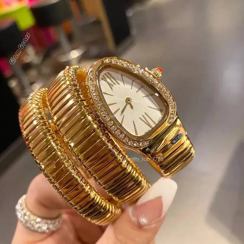 2026Hot Sale Designer Ladies Watches for Woman Quartz Wristwatches Bracelet Snake Shaped High Quality Dia Automatic Date Female Clocks