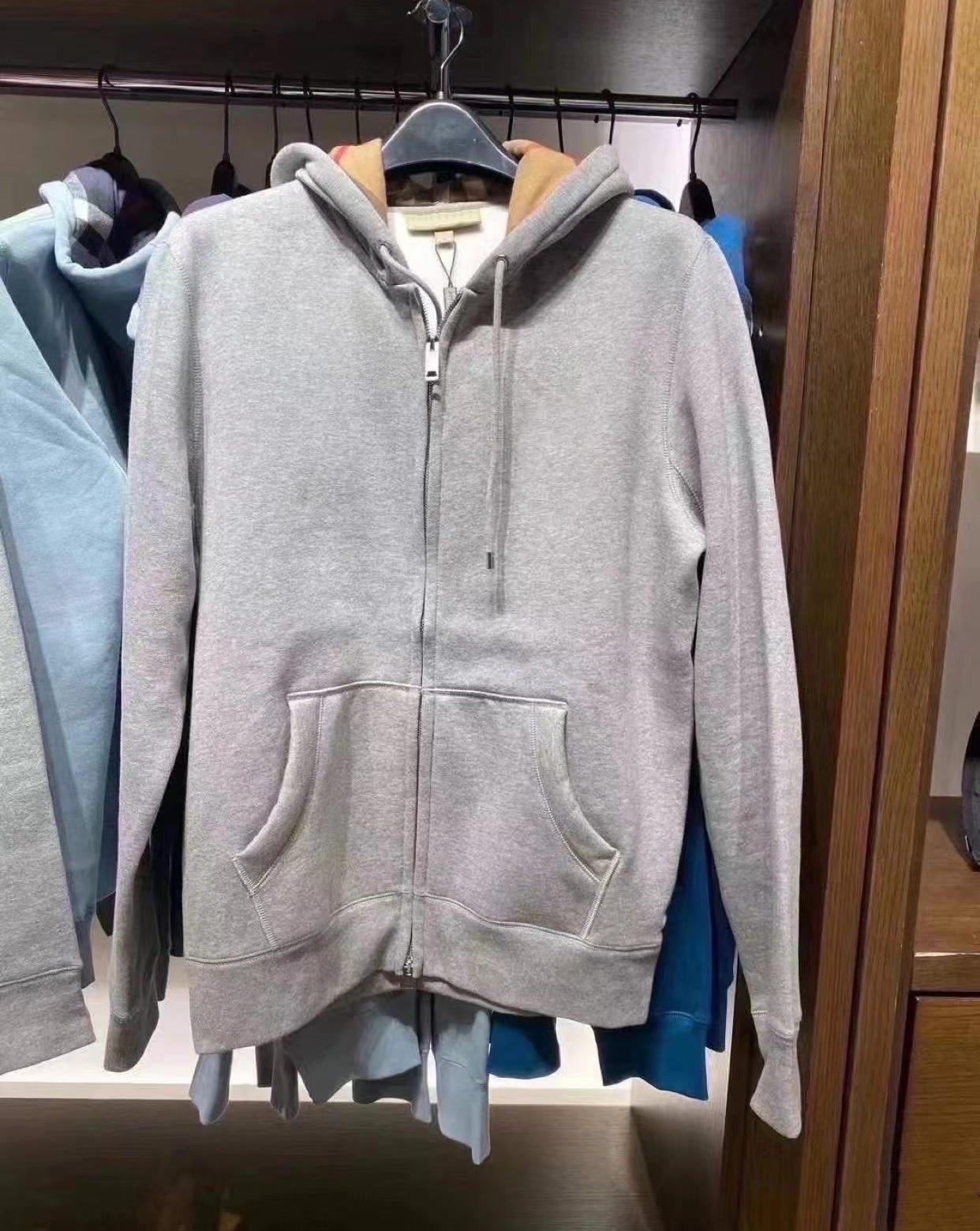 Sweat à capuche unisexe coupe ample lettres brodées style sport pour homme et femme