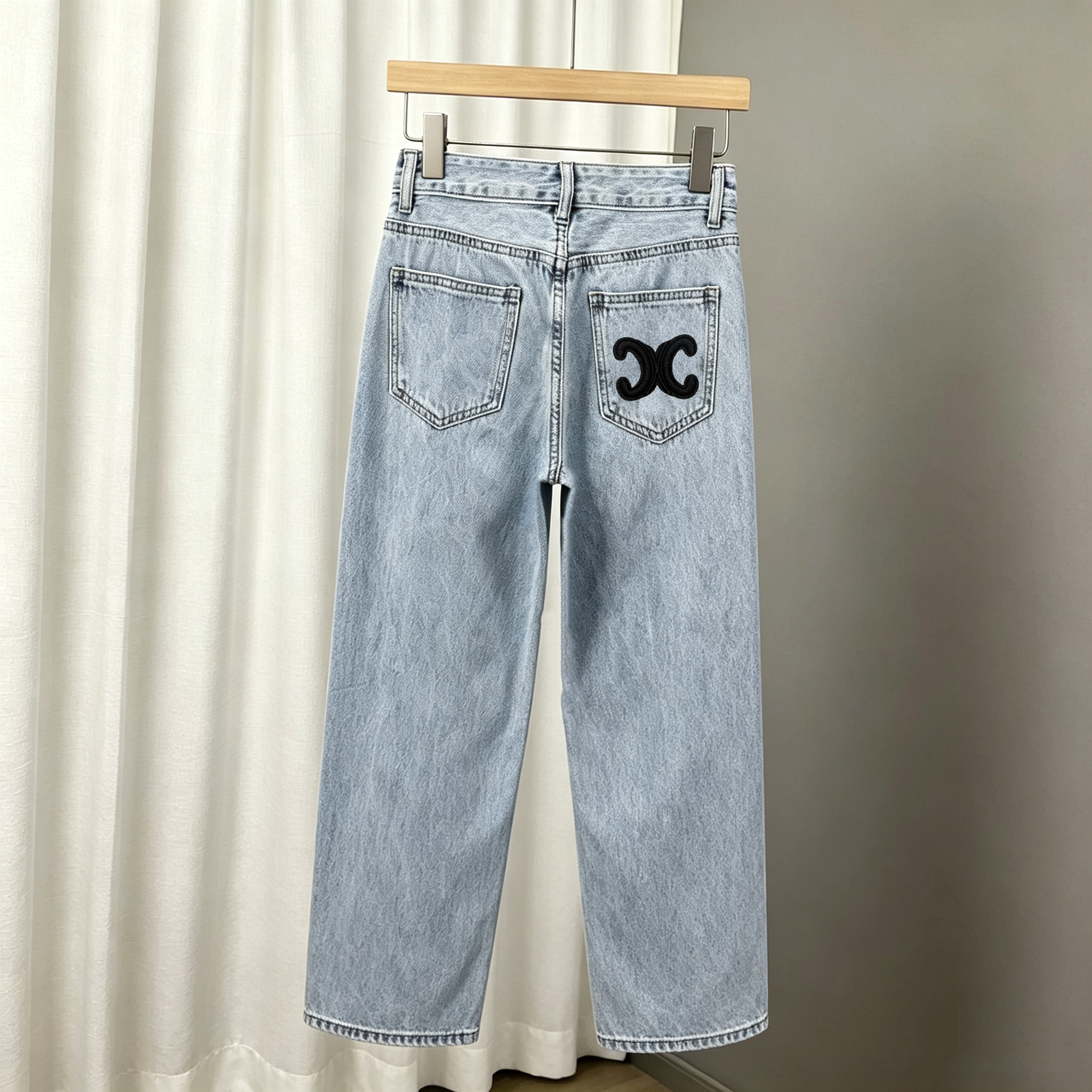 Women's Fashion Loose Straight-Fit Slimming Hong Kong Style Retro Versatile Casual Summer Lightweight Wide-Leg Pants