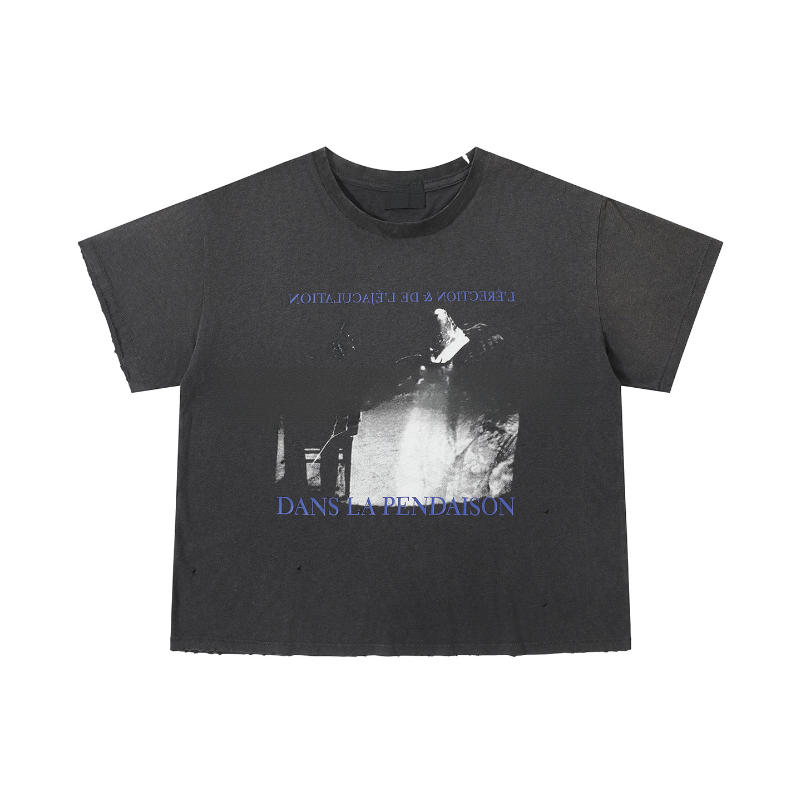 Summer Hip Hop Vintage Print T-Shirt Tee T Shirt