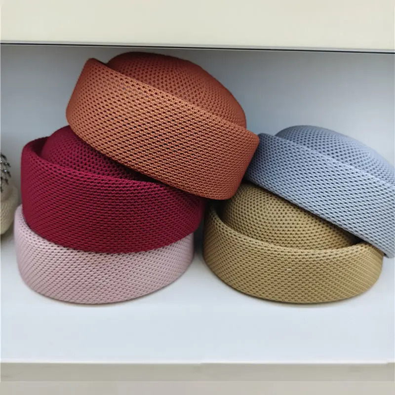 Summer Beret Mesh Outdoor Breathable For Women Taqiyah Kufi Hard Pink Berets Caps Elegant Sun Hat Wholesale Women's Cap 260806