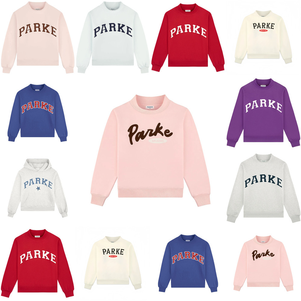 parkes New sweatshirt womens mockneck sweatshirt spring autumn outdoor casual hoodies daily outfit woman loose fit sweatshirts designer parkes hoodi