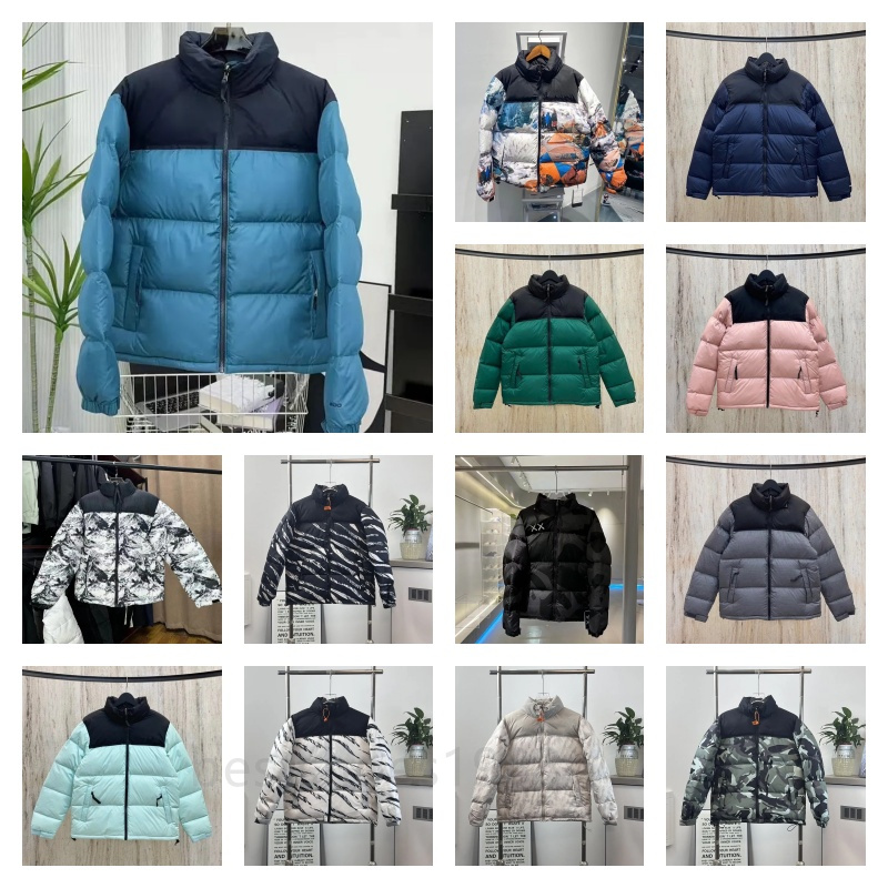 puffer jacket men winter jacket men mens coat down fill parkas embroidery letter patterns Couple Clothing windbreaker wholesale