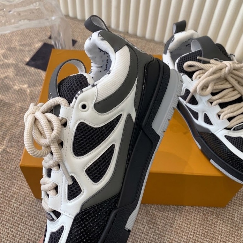 Chaussures décontractées pour femmes Designer Hommes Baskets d'extérieur Vert Gris Marine Angora Noir Blanc Bleu Taille34-44