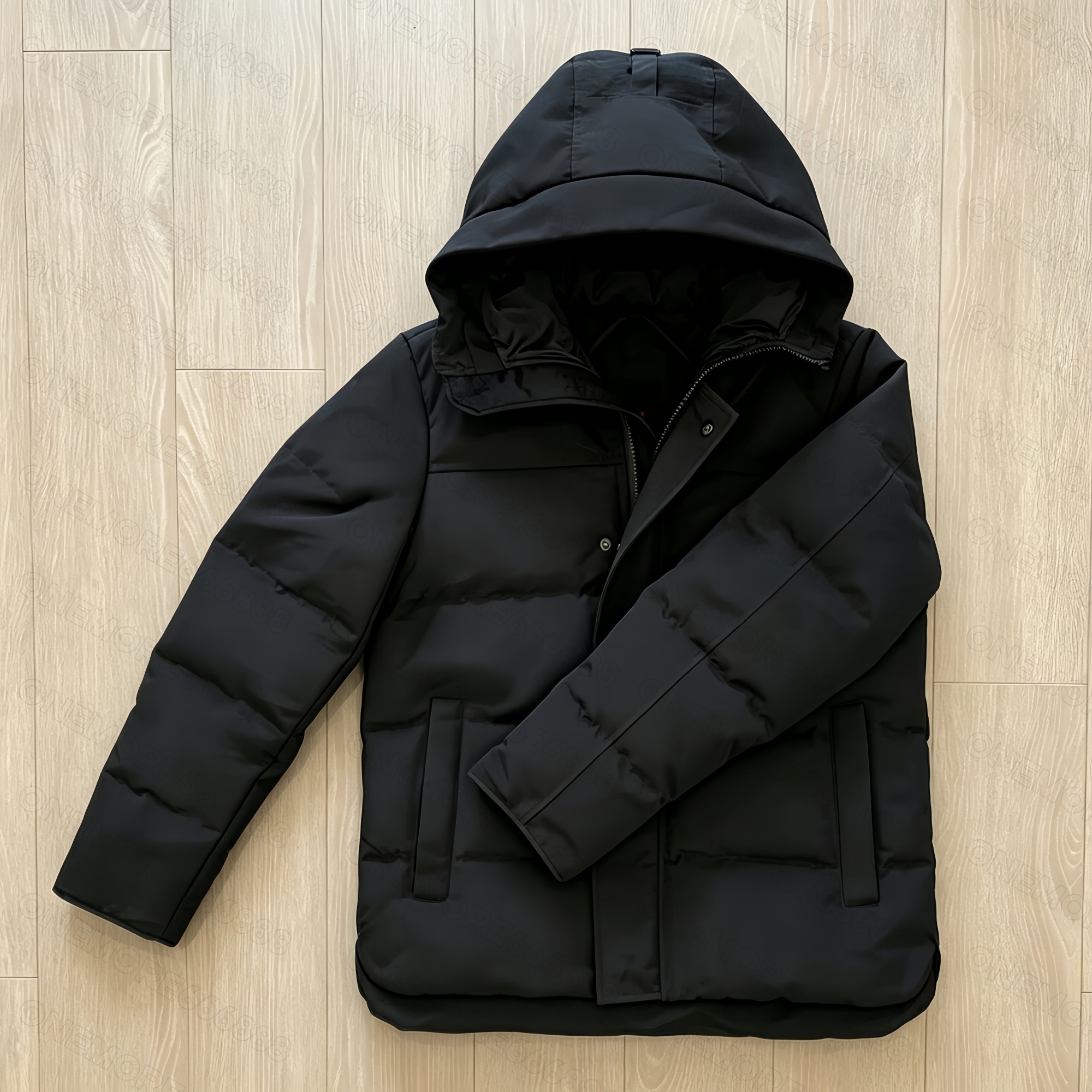 New Men Down Jacket Designer High Quality Coat Real Big Wolf Fur Women Overcoat Clothing Fashion Winter Jacket Outerwear Parka Doudoune Homme