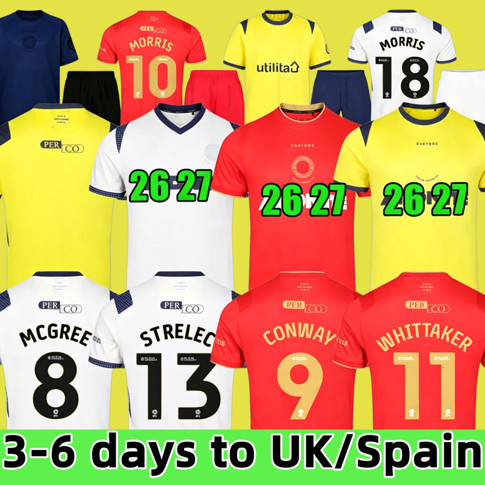 2026 2027 Middlesbrough Soccer Jerseys 150th Anniversary 26 27 HACKNEY AZAZ FRY LATTE LATH DEN BERG JONES MCGREE football shirt FORSS CLARKE men kid