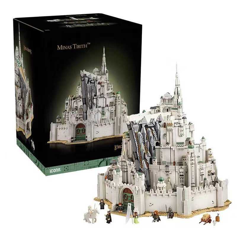 Compatible with 11377 The Lord of the Rings White City large-scale building high-difficulty assembly building block toy model C260826