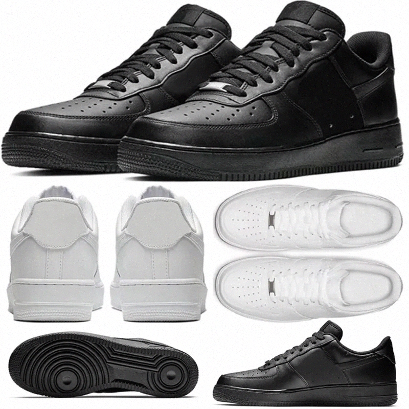 2026 Designer One af1s Casual Shoes Sneakers Men Women Classic 1 Triple White Black Mens Womens Traienrs Outdoor Sports Runners 1s Shoes
