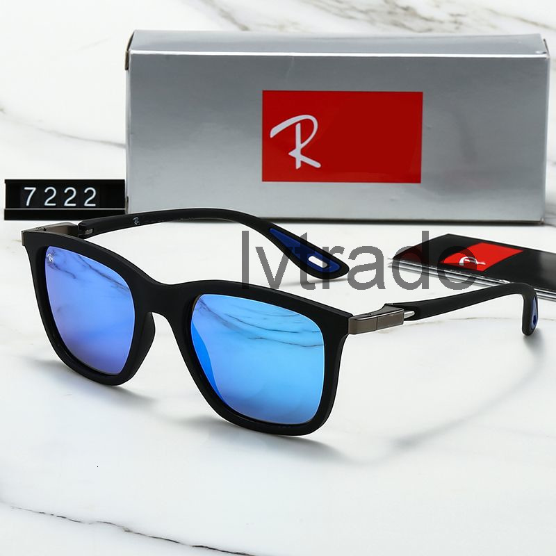 RB Designer Lunettes de soleil pour hommes Femmes Polarisant Sunglass UV400 Rétro Lunettes de plein air Shades PC Cadre Fashion Classic Lady S Ra