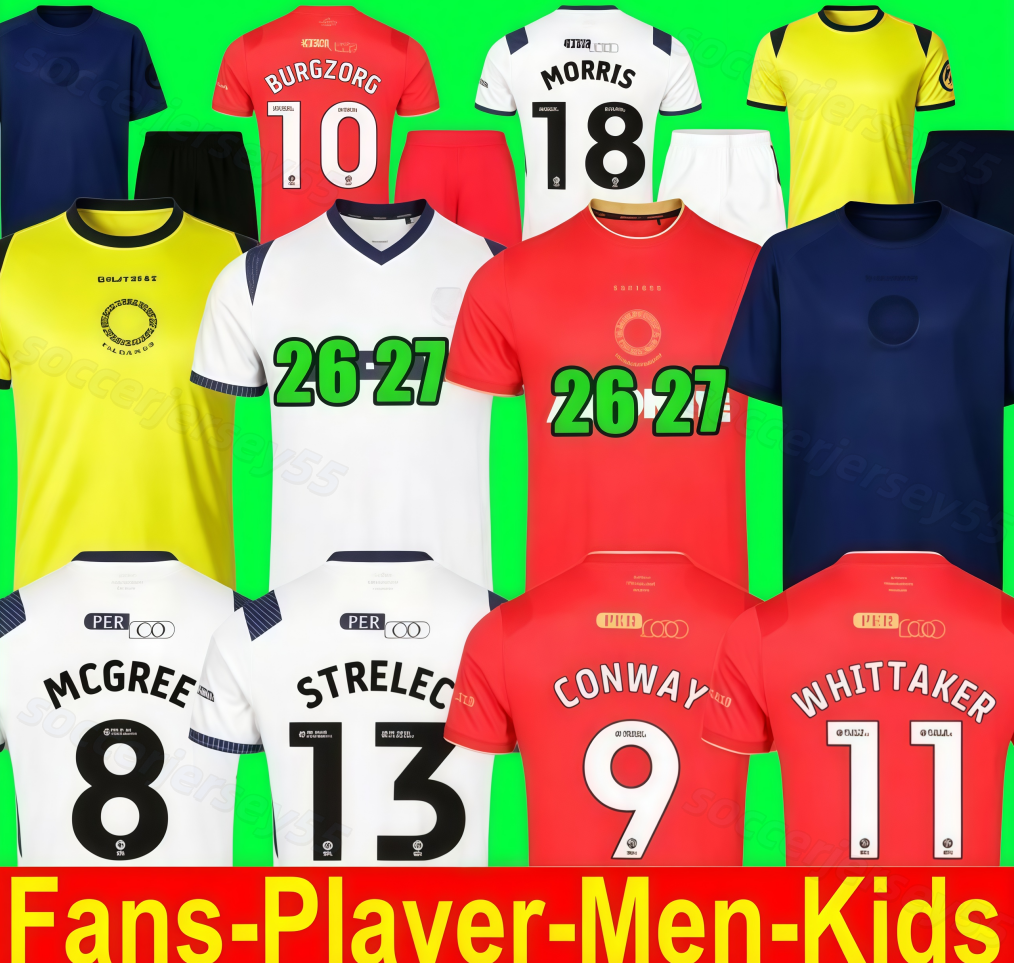 Middlesbrough 26 27 Jersey 2026 2027 Home Away soccer Jerseys Fans Men Kids Football Jersey Shirts Kit CLARKE HACKNEY McGREE LHEANACHO BURGZORG AZAZ