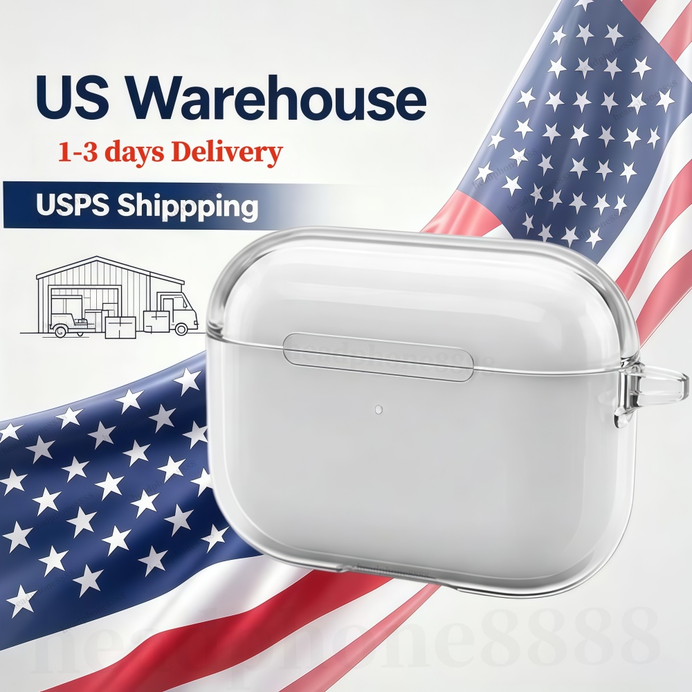 2026 Hot Sale High Quality Clear Case for Model airpods Pro 3 4 2 airpods 5 4 3 - Shockproof Transparent Silicone Cover with Keychain - Anti-Yellow