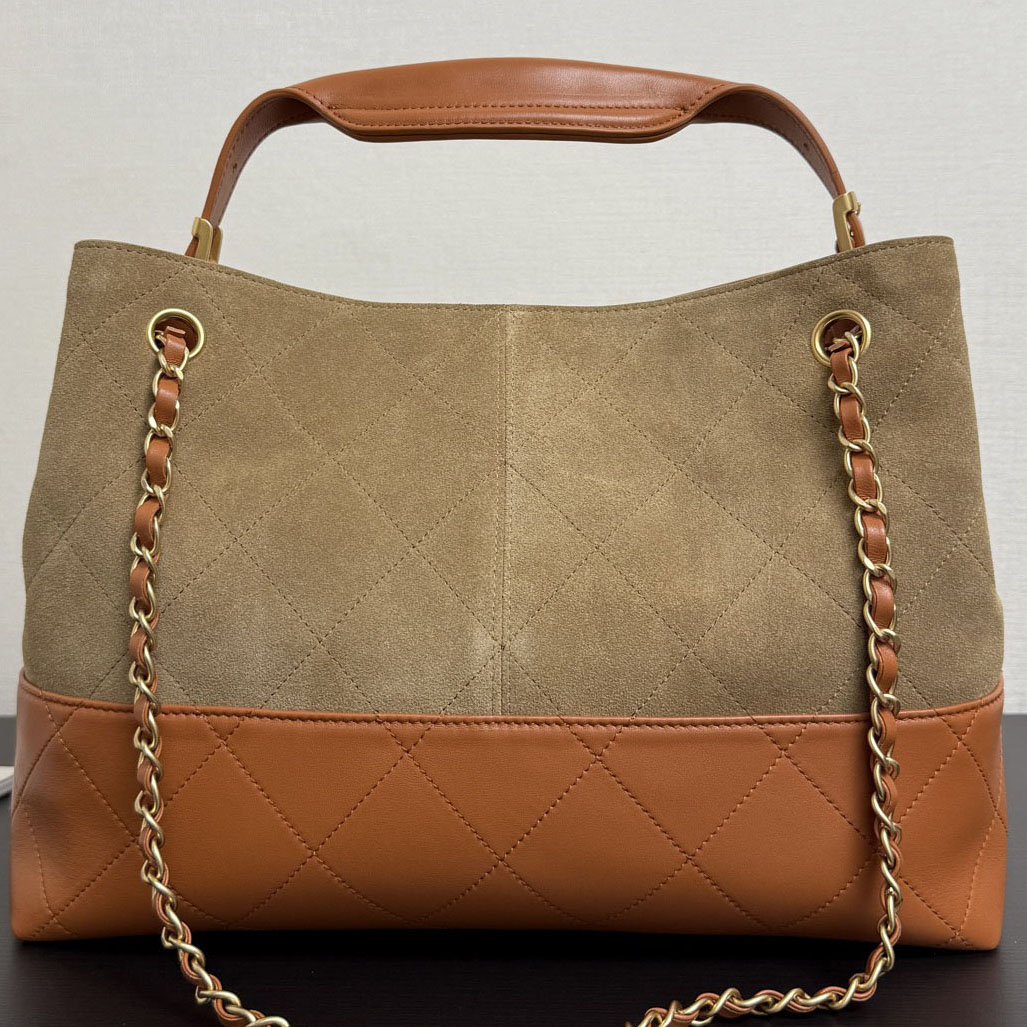 High-End Women Bag Vintage Suede Series Quilted Leather Tote Handbag Top-tier Designer New Luxury Chain Shoulder Bag