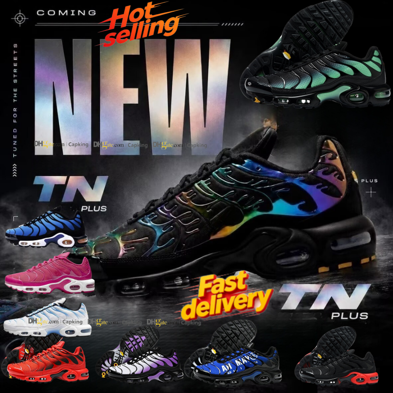Sneakers Lava Lamp TNs SHOE Plus VII Varsity Maize TN Running Shoes Mens Shoe Sneakers With Box Sanded Purple White Black Sports Drop Ship GREEN