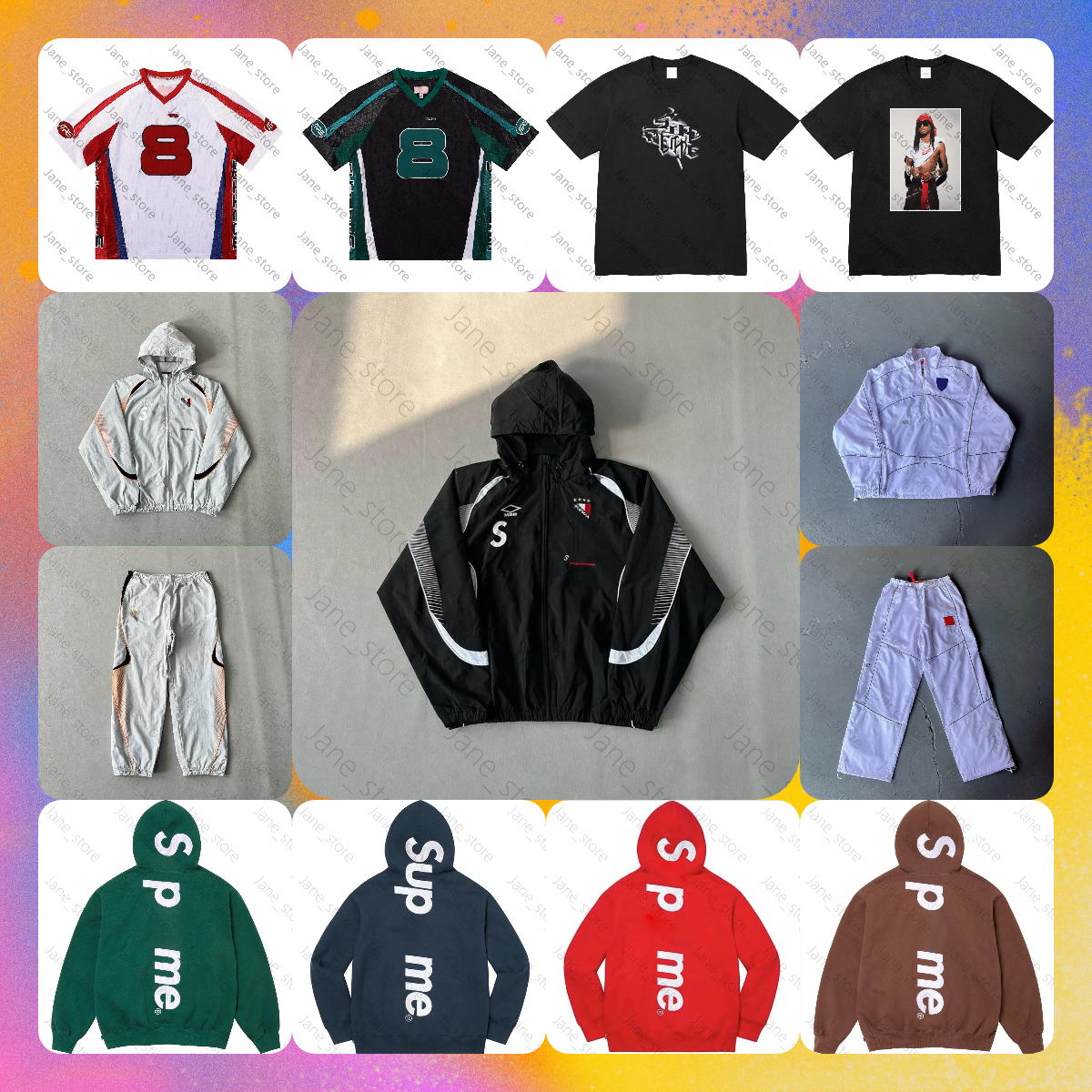 10A Designer New Fashion Mens Sportswear Jacket Embroidered Patterns Retro Racing Jacket Hoodie Drawstring Women suit Pants Set SPHT3 B4