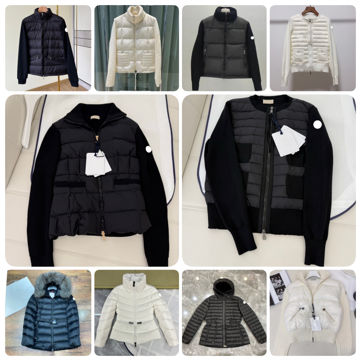 26ss Knit short down jacket womens down jacket Fashion hombre Casual Street High Quality Brand jackets Size 1--4