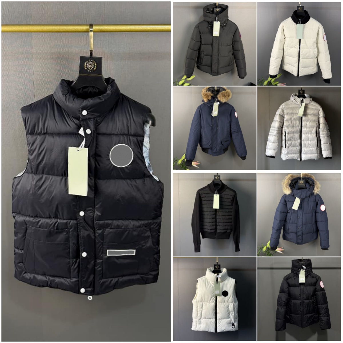 designer puffer jacket classic winter puffer jacket fashion parka down jacket thick winter mens windbreaker casual mens winter jacke herren