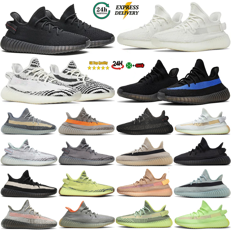 Designer 350 Shoes boost v2 Mens Womens Running shoes High Quality Onyx Triple White Blue Tint Bred Bone Mesh Casual Sneakers Gym Lightweight Outdoo