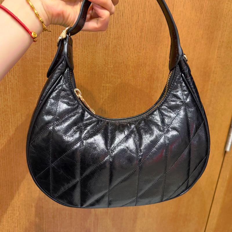 New simple noble crossbody bag pure colour stylish, casual dumpling bags, waterproof and practical shoulder Bags New Portable Underarms Clutch Brand