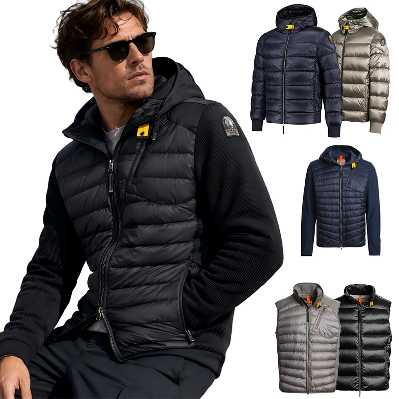 luxury Down Jacket Designer Thickened Jacket Hooded Splicing New Winter Down Jacket Sleeveless Vest Classic Mens Down pjs for women designer