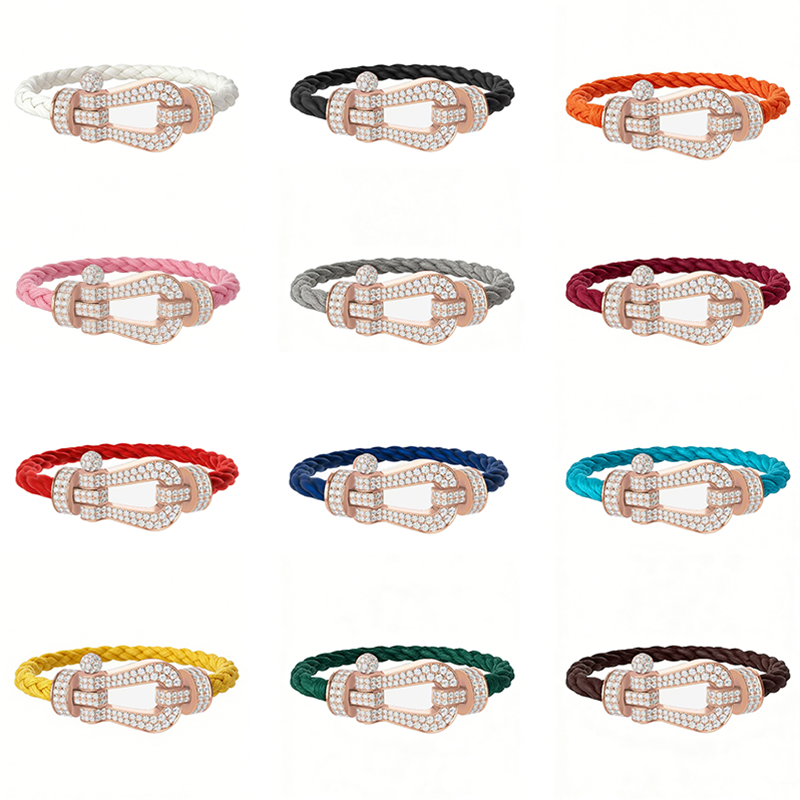 Fashionable Luxury Full Diamond Bracelet Stainless Steel Jewelry Designer Couple's Men's Bracelet