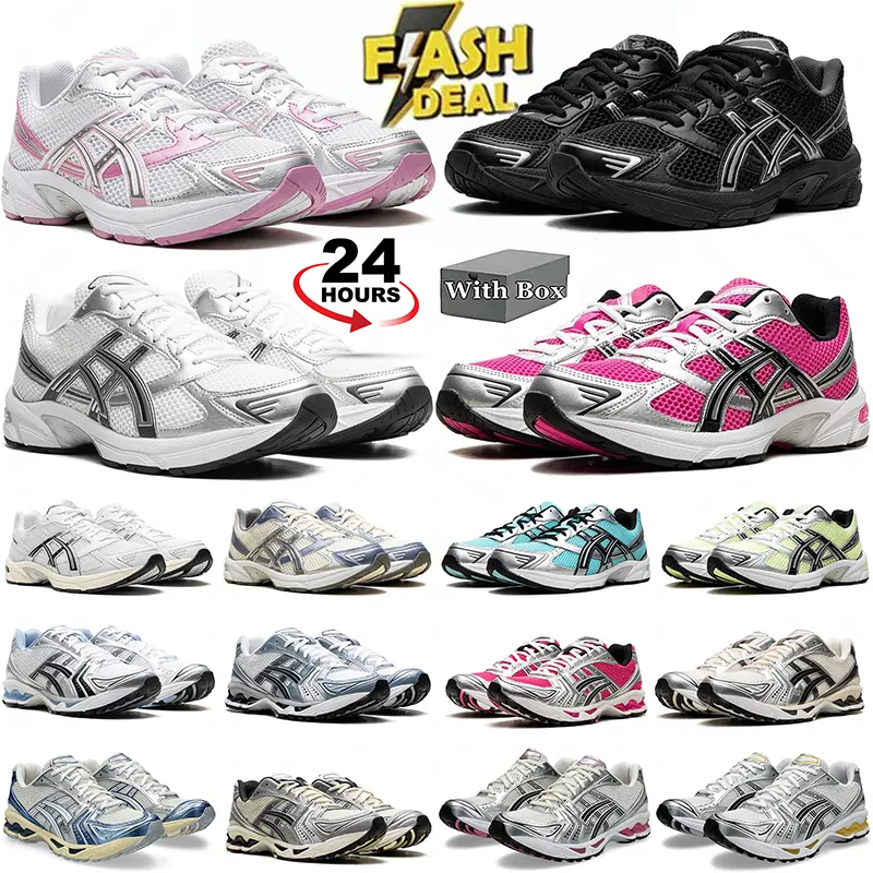 with box designer shoes gels nyc 1130 running shoes Metallic Silver Gold Chrome Toe Foam Tint mens womens outdoor sneakers chaussures trainers 36-45