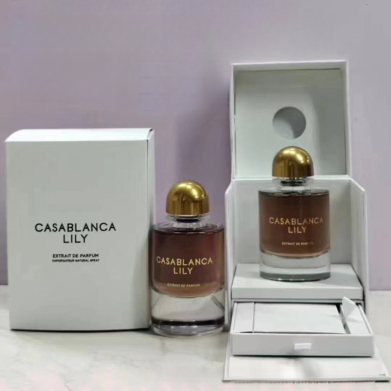 Byredos Perfume Fragrance For Women Men Casablanca Lily Style Extrait De Parfum White Floral Lily Amber Lasting Luxury EDP Perfume Natural Spray Gif