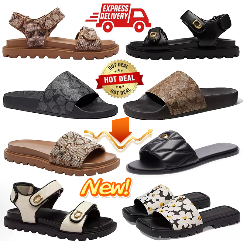 slides shoes women sandals designer luxury mens sliders slippers flip flops clogs sandalias mules sandles summer beach slide men sandal wedge flats