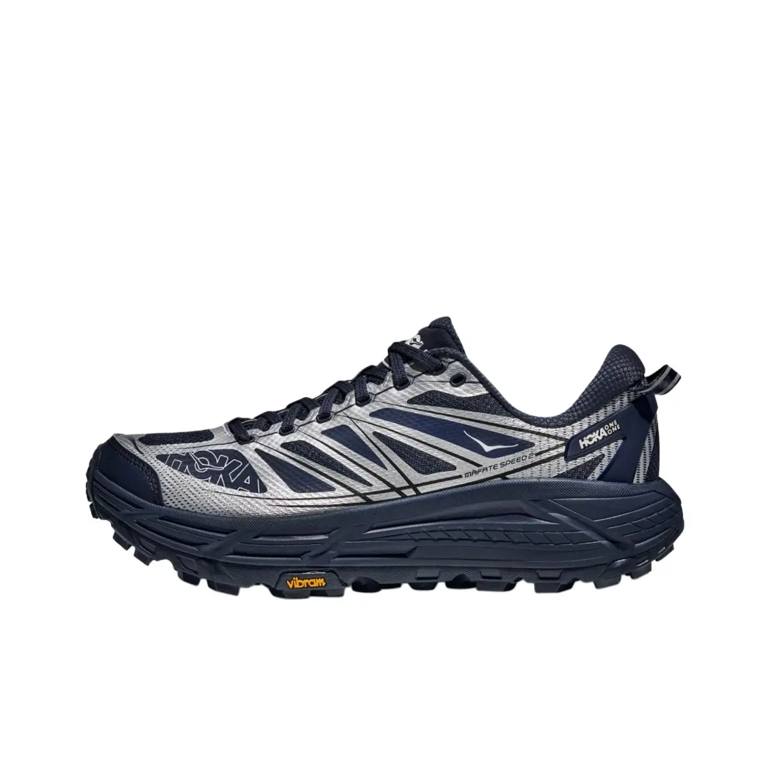Hoka Mafate Speed 2 Unisex Wear Resistant Rubber Sole Flexible Sneakers Flexible Comfort Running Shoes Minimalist Casual Shoes For Office Commute Ou