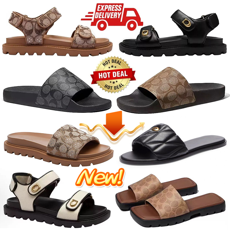 slides shoes women sandals designer luxury mens sliders slippers clogs sandalias mules sandles summer beach slide men sandal wedge flats heels