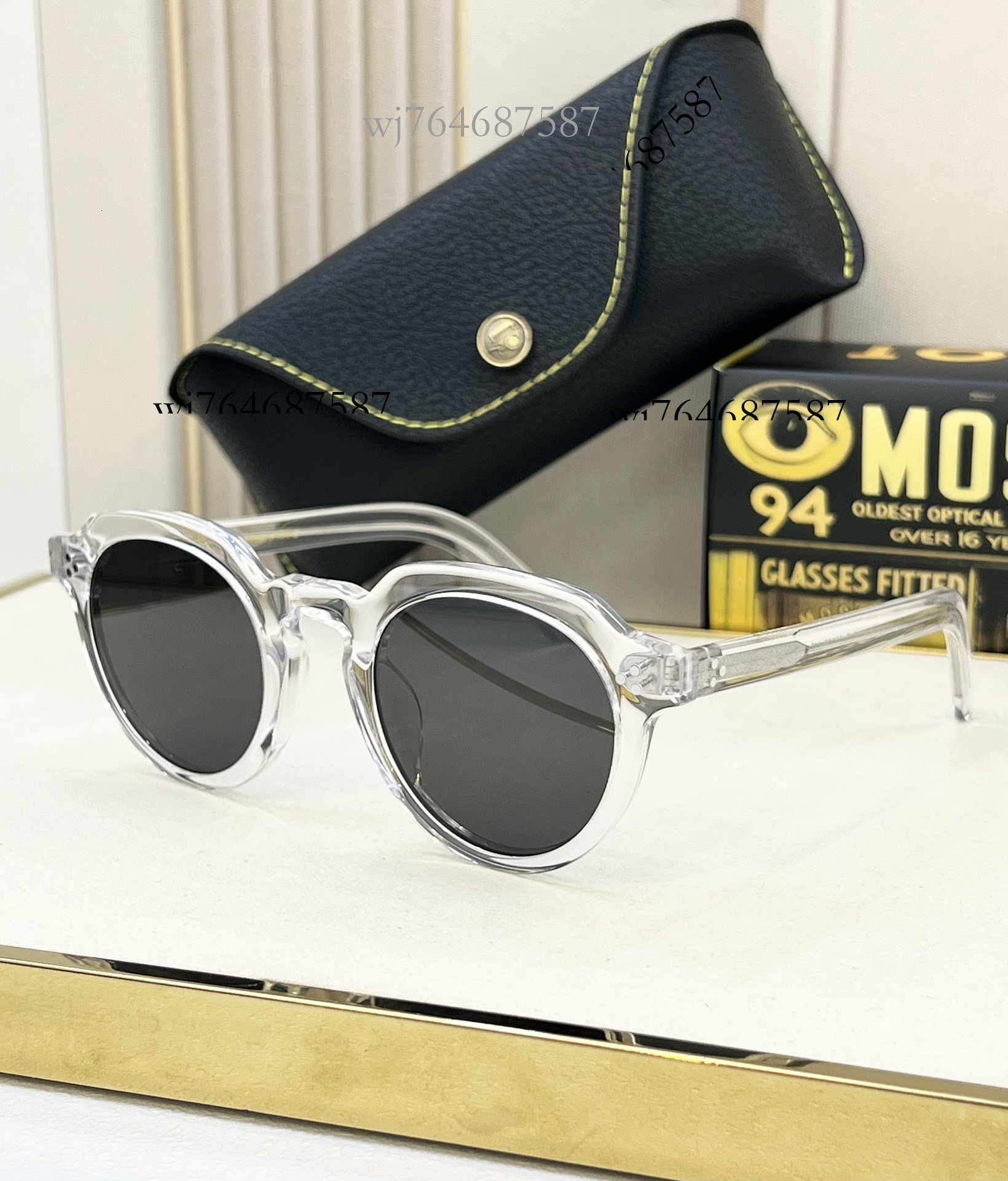 Moscott Sunglasses Luxury Designer For Men Famous Brand Fashionable Retro Brand Top Original Classics High Quality Moscot Women Moscotly Lemtoshes G