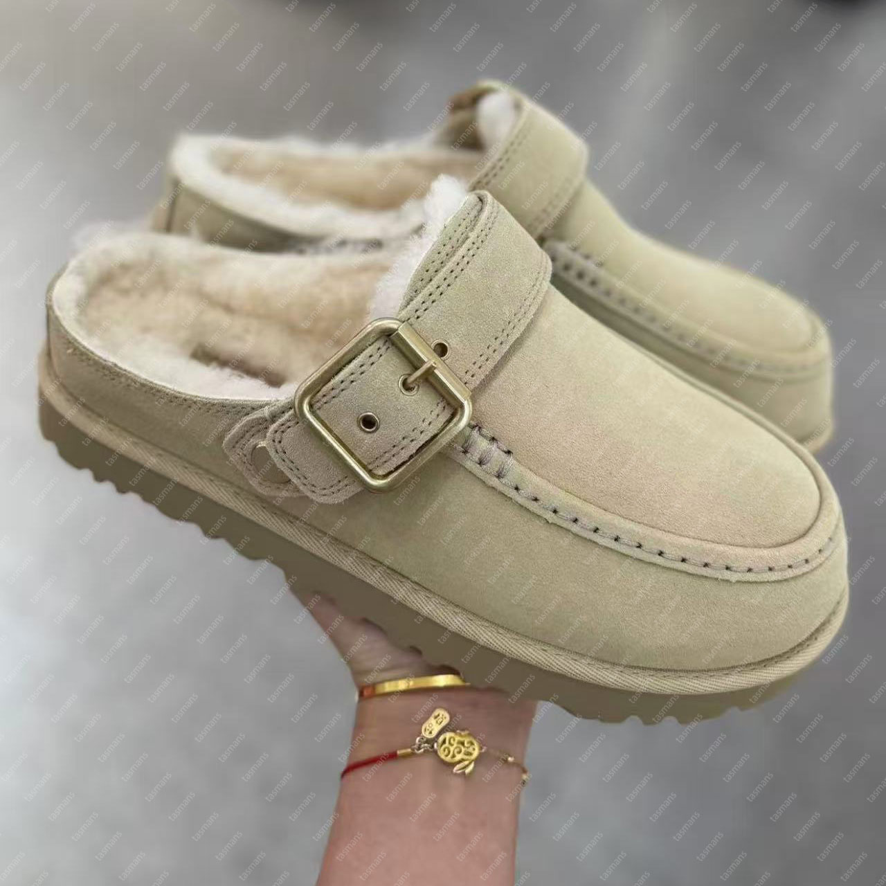 Evelina Clog Slippers Designer Goldenstar Clog Golden star Beach Sandal Cross Slides Women Men Tazz Tasman Fall Mustard Seed Chestnut Winter Summer
