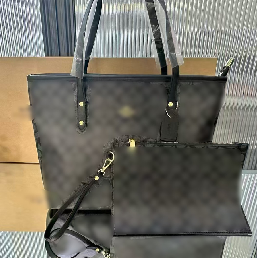 Modern White Leather Look Tote 2in1 Women s Shoulder Bag with Zippered Pouch Perfect for Office Travel